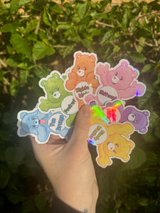 Aussie Inspired Swear bear stickers